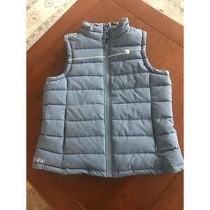 SEABOURN Mens Puffer Vest Lightweight Quilted Full Zip Blue Size S